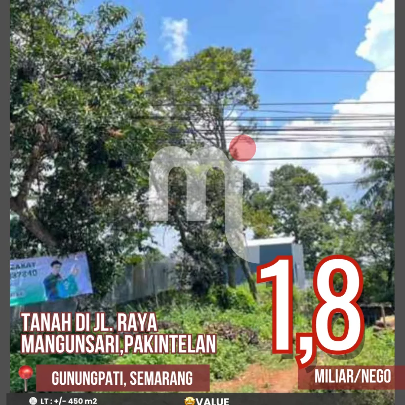 Tanah Jalan Raya Mangunsari