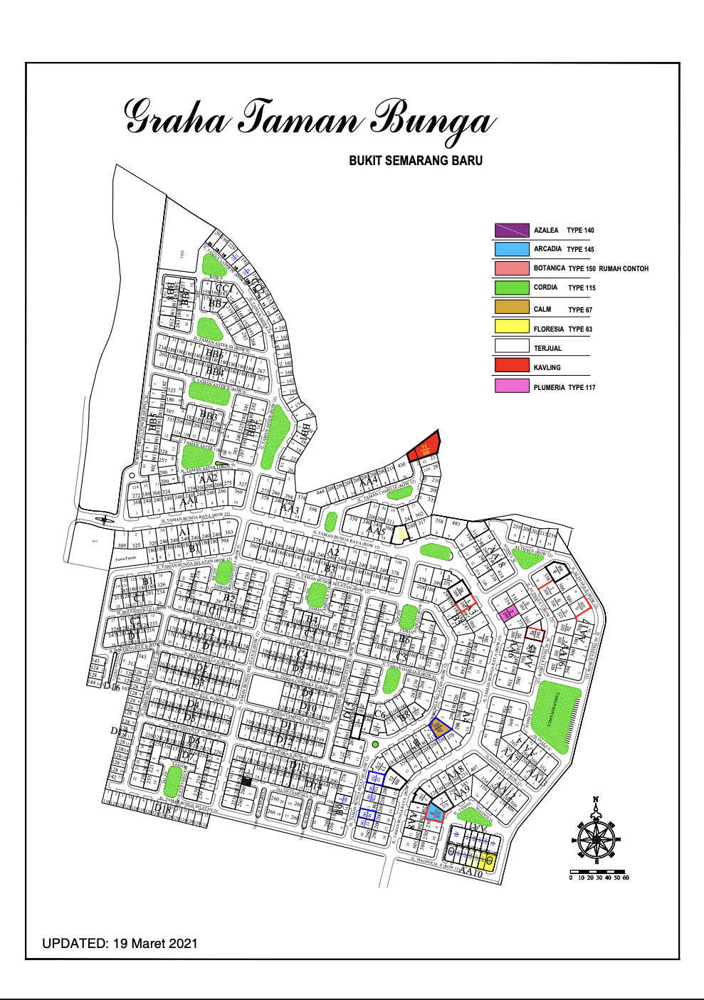 Kavling Graha Taman Bunga